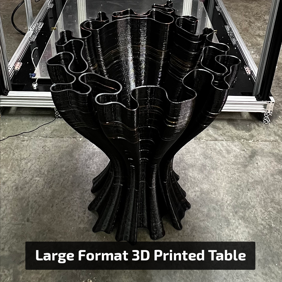 Large Format 3D Printed Table