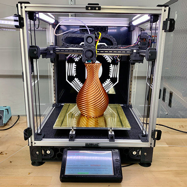 Voron 3D Printer with Copper Vase